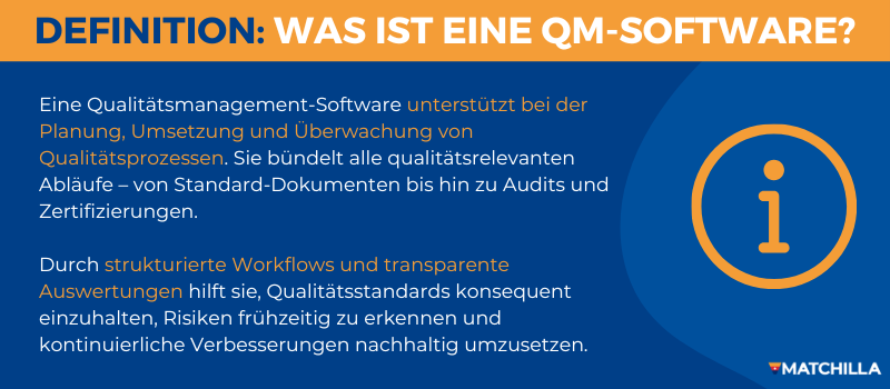 Definition: Was ist eine Qualitätsmanagement-Software?